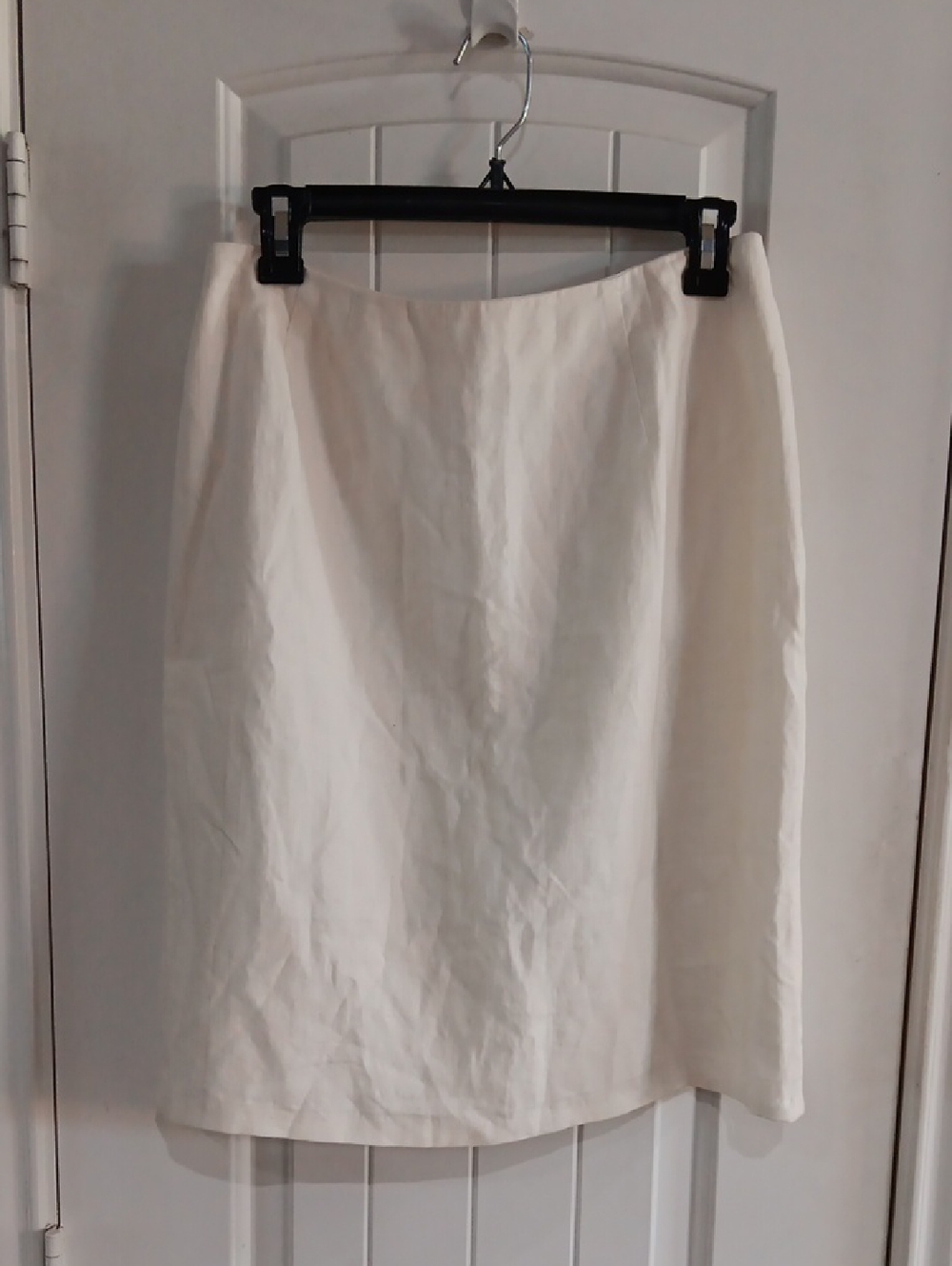 Classic Cream A-Line Women's Skirt